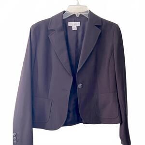 Petite Sophisticate Brown Blazer